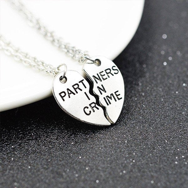 Broken Heart Name Necklace