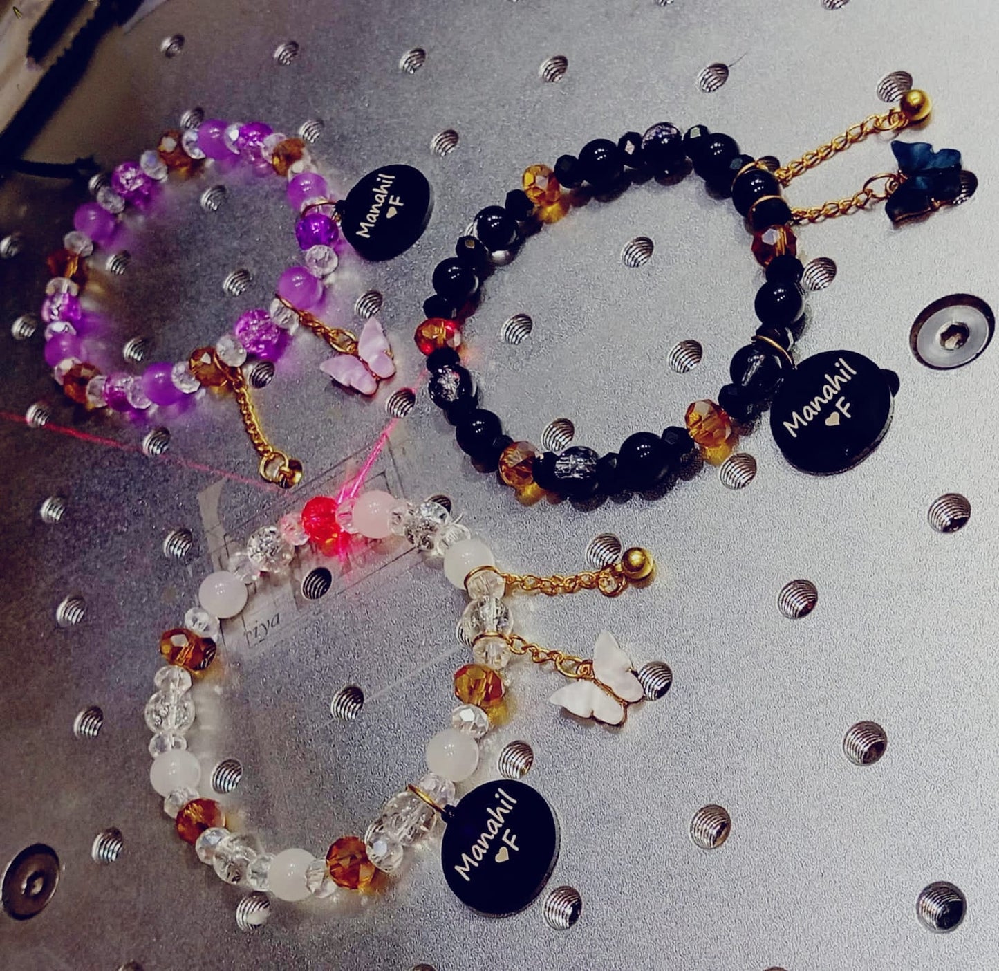 Customize Marble Beads Bracelet