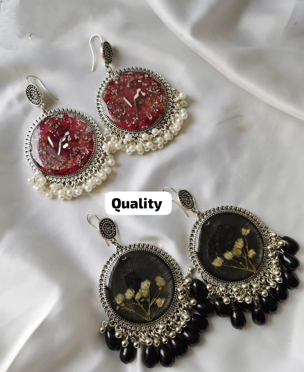 Name Resin Earrings, Name Earrings for Girls