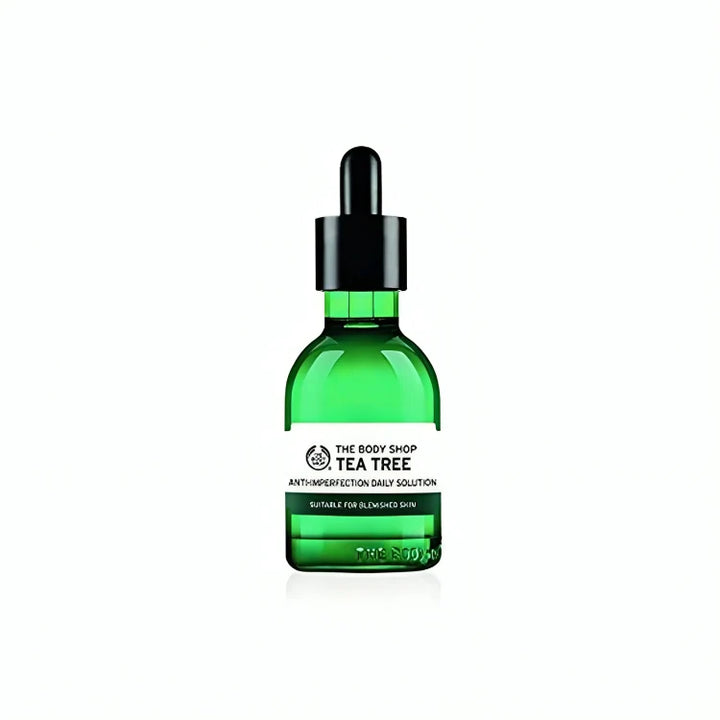 skin care products, cosmetics products, korean skin care, skincare store, the body shop serum, tea tree oil serum, the body shop skincare products