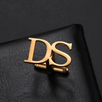 Two Alphabet Cufflinks, Studs, Cufflinks