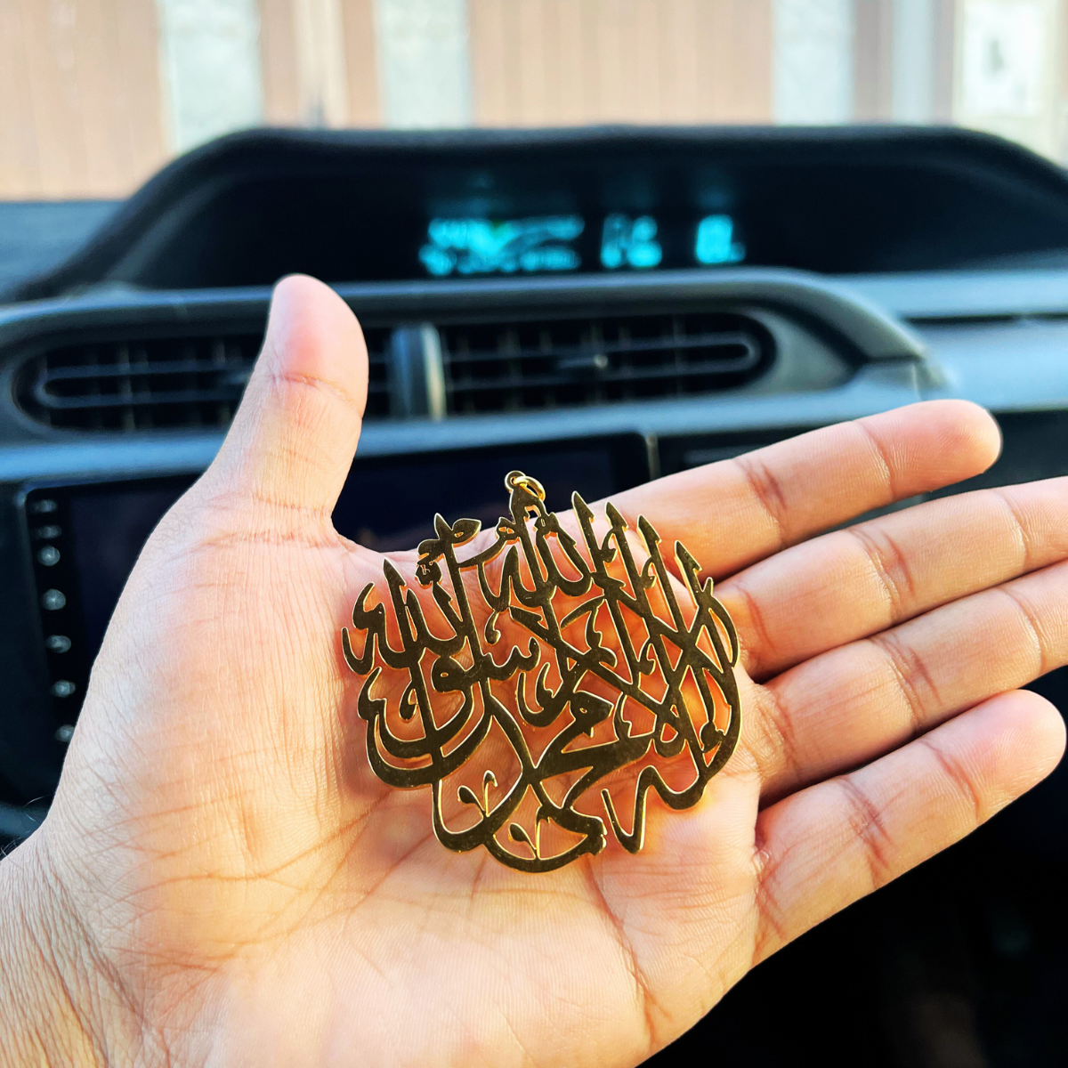 Islamic car hanging ayatul kursi car hanging custom car hanging car perfume hanging card