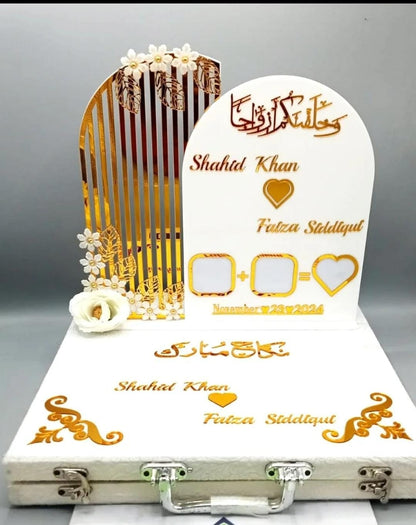 nikkah frames, nikkah certificate, couple nikkah frames, velvet nikkah frames, personalized nikkah frames