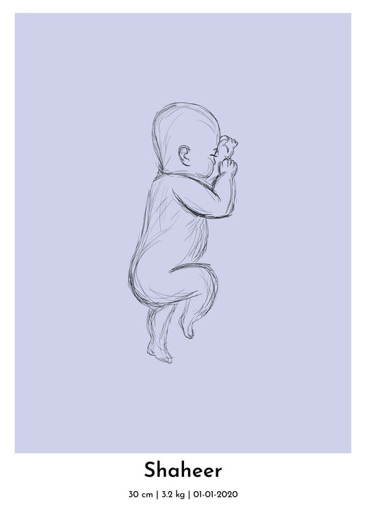 Baby Body Print Photo Frame | Custom Photo Frames