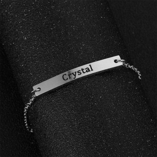 Bar Name Bracelets, Custom Name Bracelets, Custom Bracelets