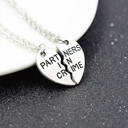 Broken Heart Name Necklace