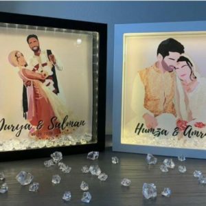 photo frame, photo frame design, customized photo frames pakistan, led light photo frame, wedding photo frame, custom made photo frame