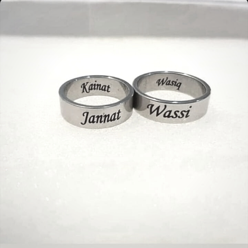 Couple Rings, Custom Name Rings, Custom Rings