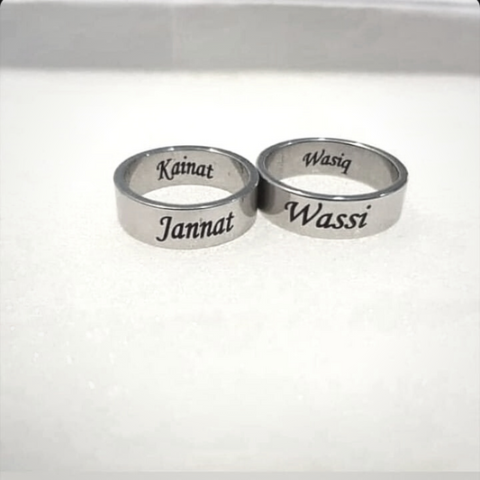 Couple Rings, Custom Name Rings, Custom Rings