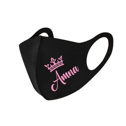 custom name face mask, custom face mask, customize face mask, stylish name face mask