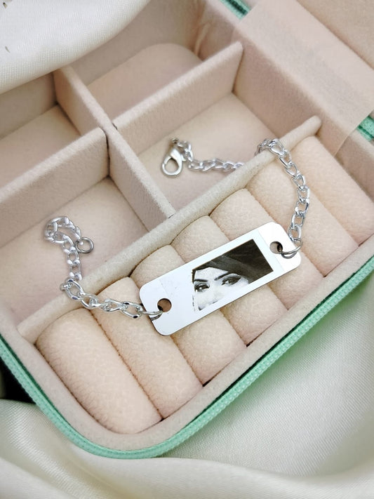 Eye Sketch Bracelets, Custom Name Bracelets, Custom Bracelets, Name Engraved Bracelets