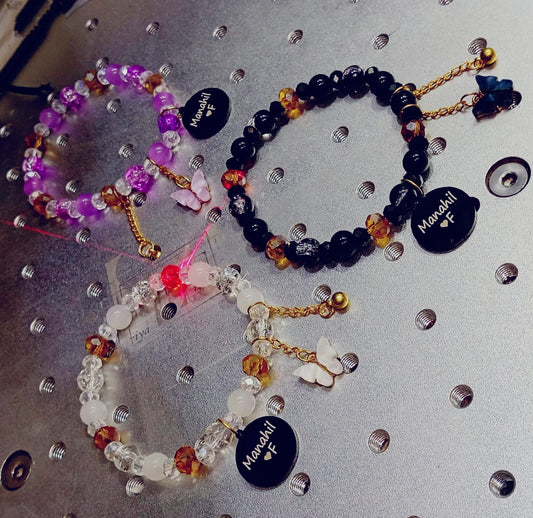 Customize Marble Beads Bracelet