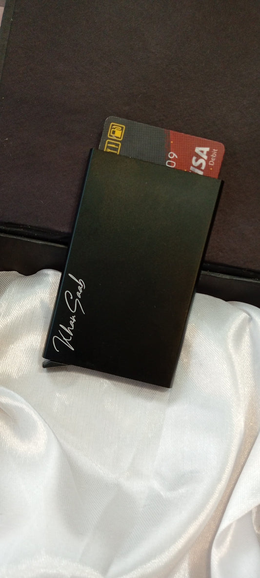 custom wallet cards holder, customize wallet cards holder, photo wallet card holder, message wallet cards holder