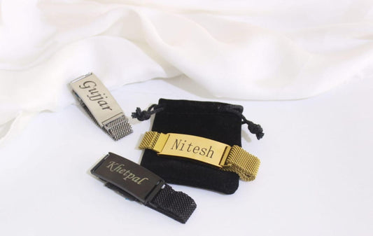 Customize Shepherd Chain Bracelet, Name Bracelet, Mens Bracelets, Silver Bracelets