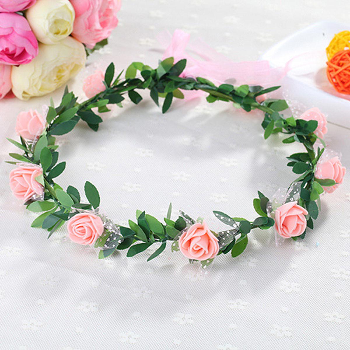 rose flower, white flowers, red flowers, pink flowers, flower crown