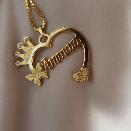 Heart Name Necklace