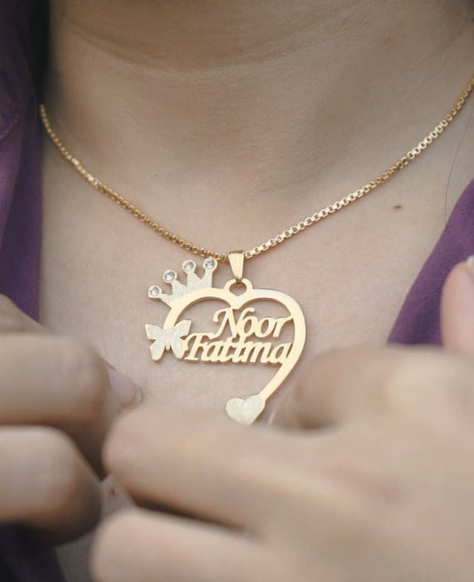 Heart Name Necklace