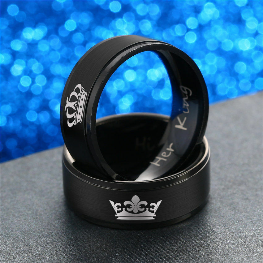 King Queen Rings, Custom Name Rings, Custom Rings