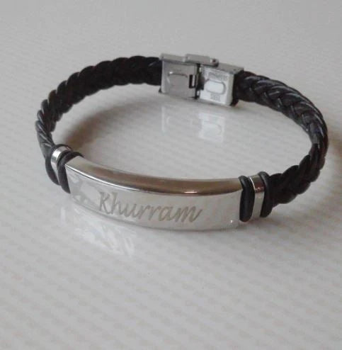 Leather Charm Bracelets, Custom Name Bracelets, Custom Bracelets