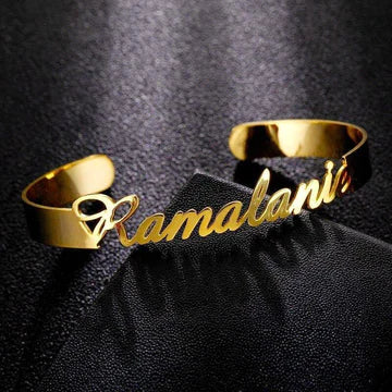 Metal Bangles, Name Bangles, Hand Bangles, Metal Bangles