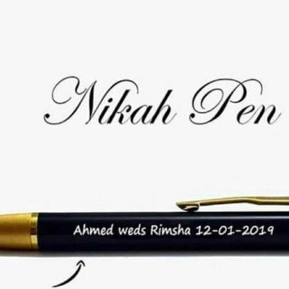 Nikkah Pens, Customize Nikkah Pens, Name Nikkah Pens, Custom Nikkah Pens