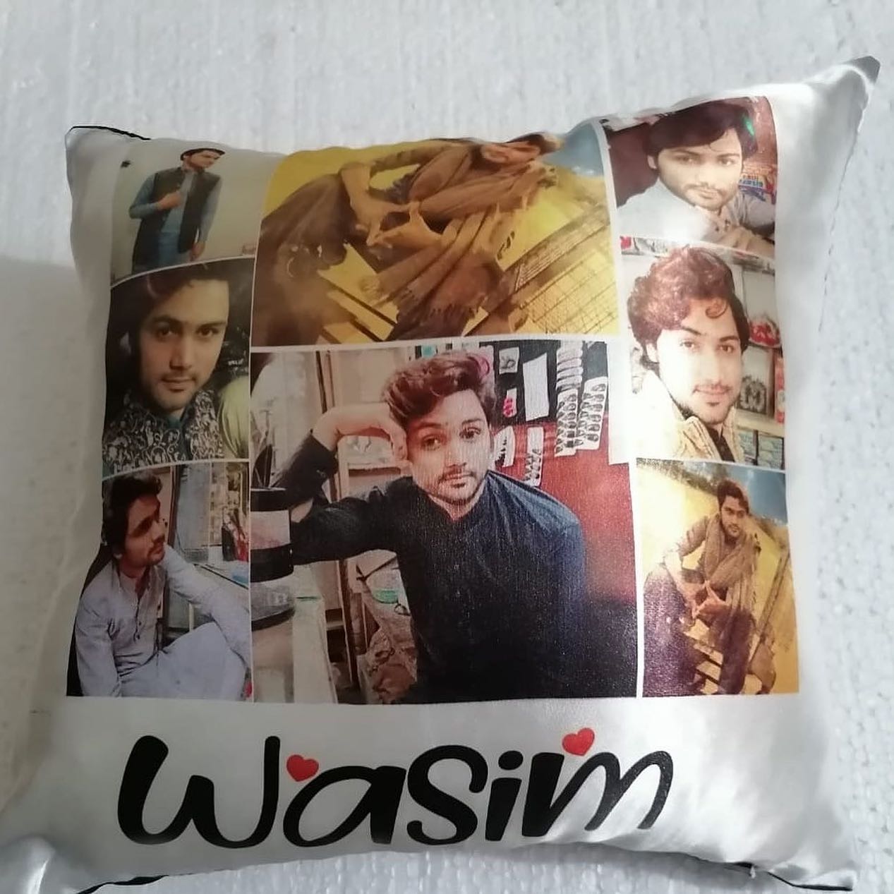 custom cushions, custom foam cushions, custom pillows, customize pillow, photo cushions, name cushion